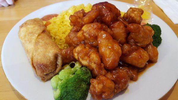 General Tso's chicken. Pretty good