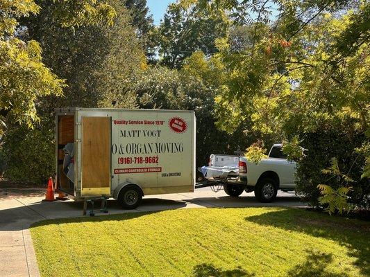 Arrival at our home in Fair Oaks