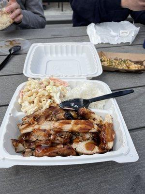 Chicken teriyaki plate