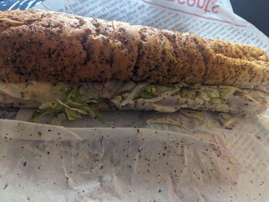 Whole Turkey sub