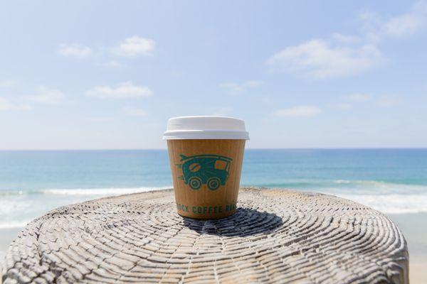 Bird Rock Coffee Roasters Encinitas at the beach