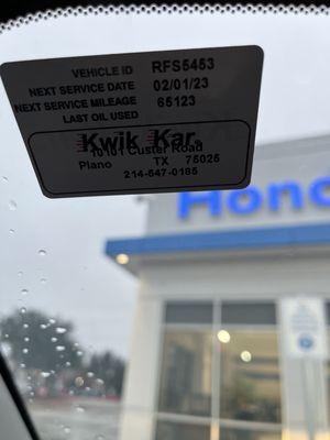 Kwik Kar Oil Change & Auto Care