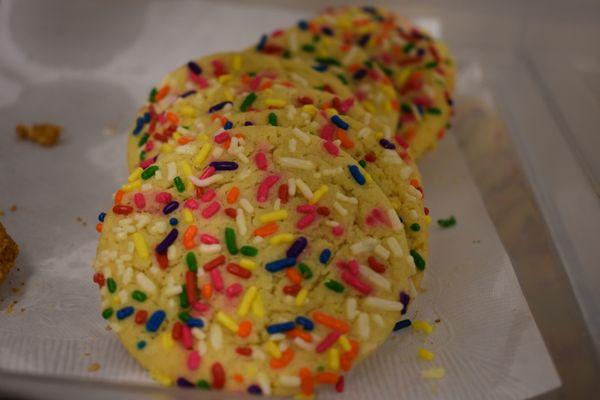 Cookies and sweets sold every day at the Bistro.