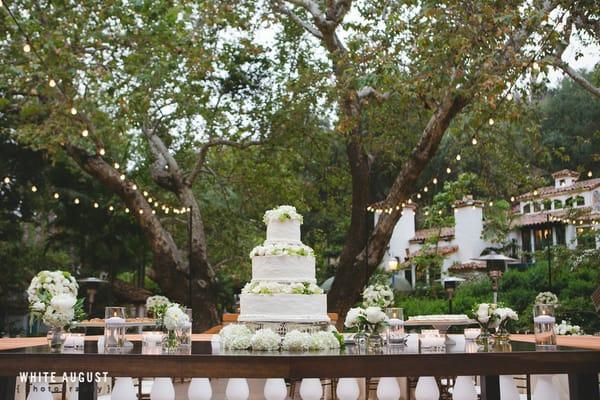 Our dessert table!