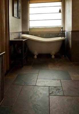 Slate Porcelain- Master Bathroom