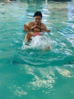 Master swim instructor Mariana