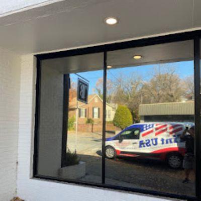 Commercial window film.