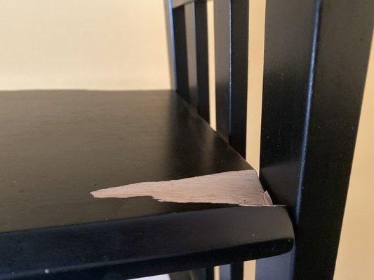 Broken book shelves