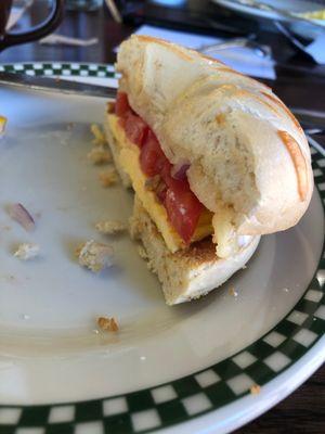 Garden Sunrise Bagel