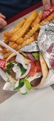 Gyro and Fries