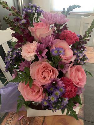 Birthday bouquet arrangement