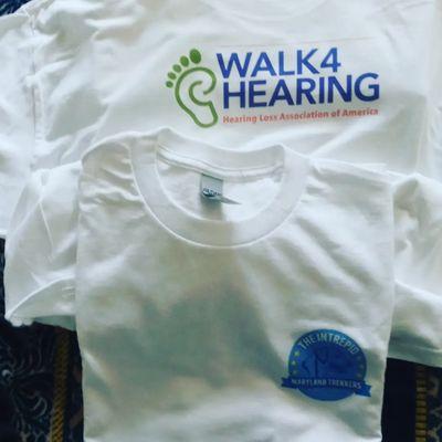 Custom t-shirts for Hearing Loss Ass. of America