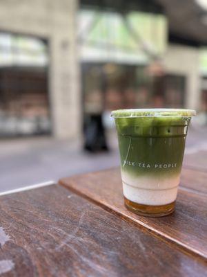 Orange blossom matcha