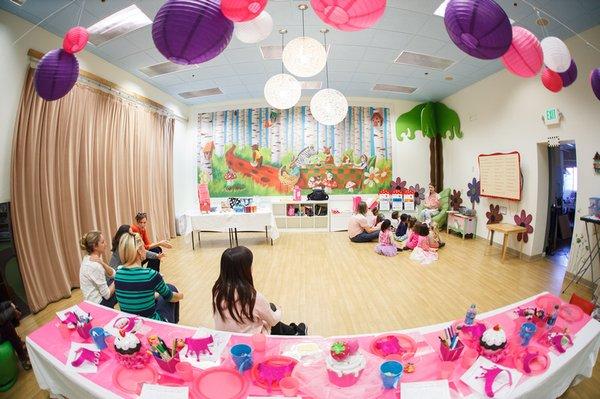 Our event space! Book your birthday or other special event. Photo credit: Sue Choi Photography