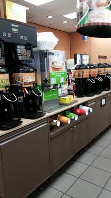 Large selection of coffee.