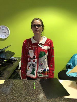 Ugly Sweater Day--Olivia