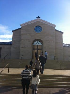 Entrance to the beautiful church