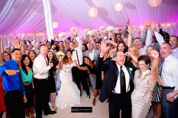 Great Tent Wedding with Ivy League DJ and AllStar UpLighting Design