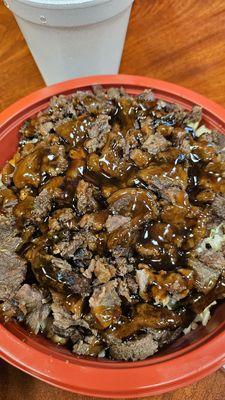 #5. Steak bowl with brown rice, no green onions