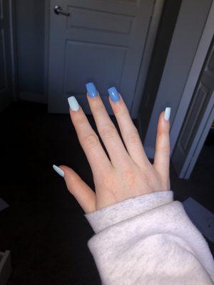 Fresh set of acrylics