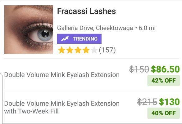 Lashes are synthetic, not mink.