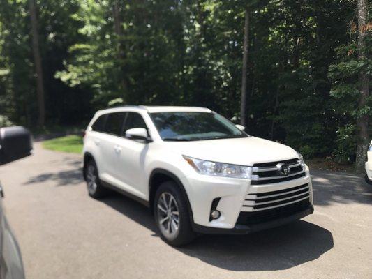 Proud and happy owner of a 2019 Toyota Highlander!