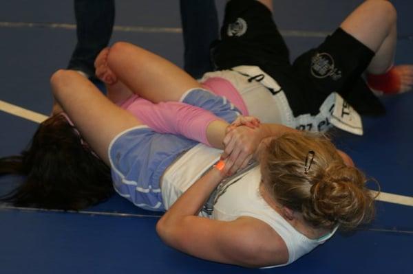 Women's National grappling competition victory