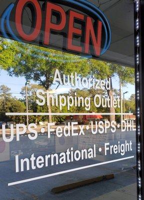 Authorized Shipping Outlet UPS FedEx United Postal Service DHL International & Freight