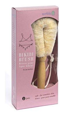 The Merben Jute Bikini Brush is handcrafted in Sri Lanka. Brushes away the bumps, ingrowns!