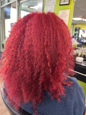 Red color by Mulu styles