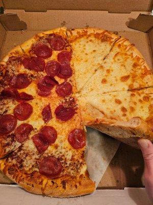 Half Garlic, Half Pepperoni