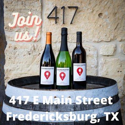 Join us for wine tasting in Fredericksburg, TX.