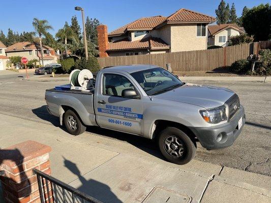 His vehicle to come to your job site . So clean and professional