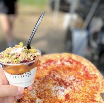 Supreme Soft Serve and Valia's Wood Fire Pizza Pop Up