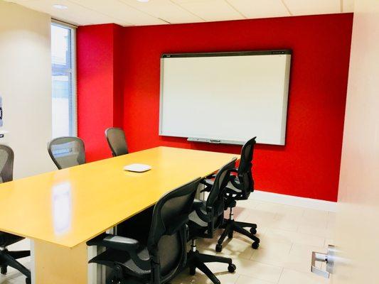 Bright conference room