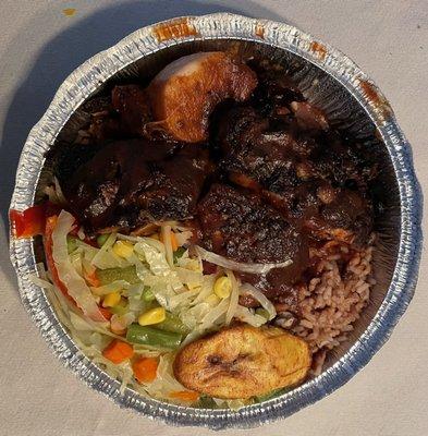 Large jerk chicken