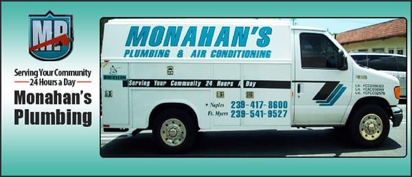 Monahan's Plumbing proudly provides heating and air conditioning, plumbing, indoor air quality and safety services.