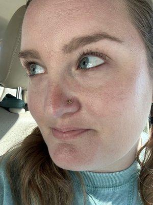 Radiance Piercing - left nostril