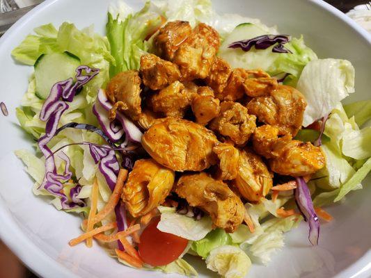 Buffalo grilled chicken salad