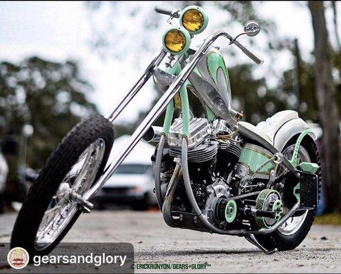 59 Panhead built and painted by Chop Docs