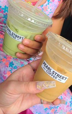 10/10 Iced Chia Latte & Iced Matcha Latte!