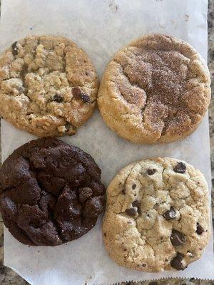 Tiff's Mix (Double Chocolate Chip, Oatmeal Raisin, Chocolate Chip)