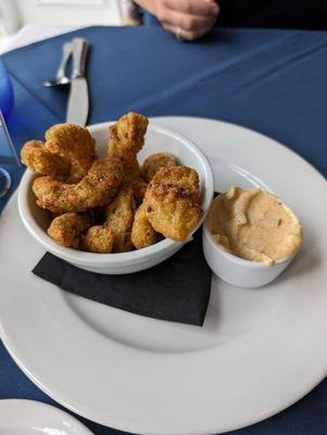 Fried avocado with spicy remoulade