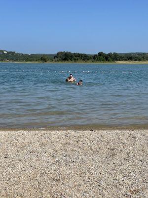 Swimming in the 2nd Swim Beach area, 10:30a Sunday 9/5 (Labor Day Wknd)