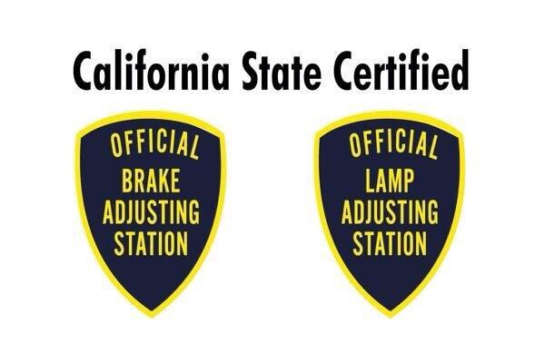 We perform Brake and Lamp inspections for the DMV to register a salvage vehicle