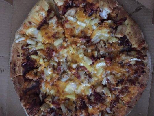 Memphis BBQ Chicken pizza