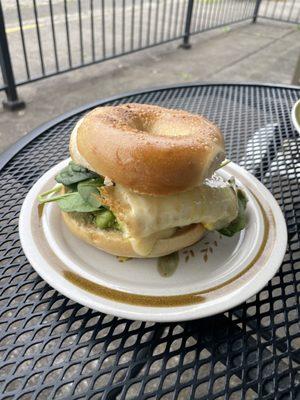 Plain Bagel + Avocado