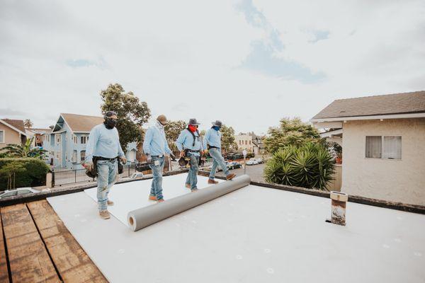 Our roofers are trained and licensed, and will install the best waterproof roofing system for your home or commercial building in Pasadena