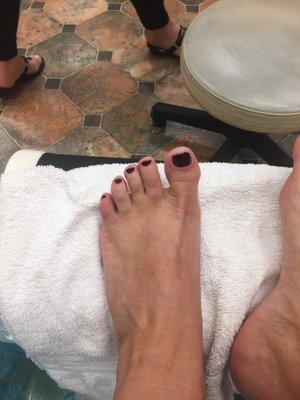 I haven't been here in awhile but I had a great pedicure