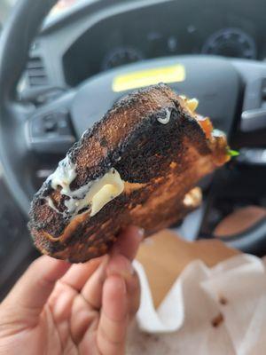 Burnt toast that costs $6